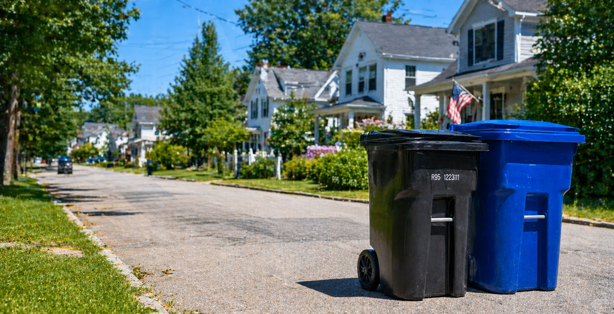 Trash bin cleaning process in New Hampshire